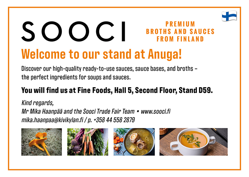 Welcome to our stand at Anuga!