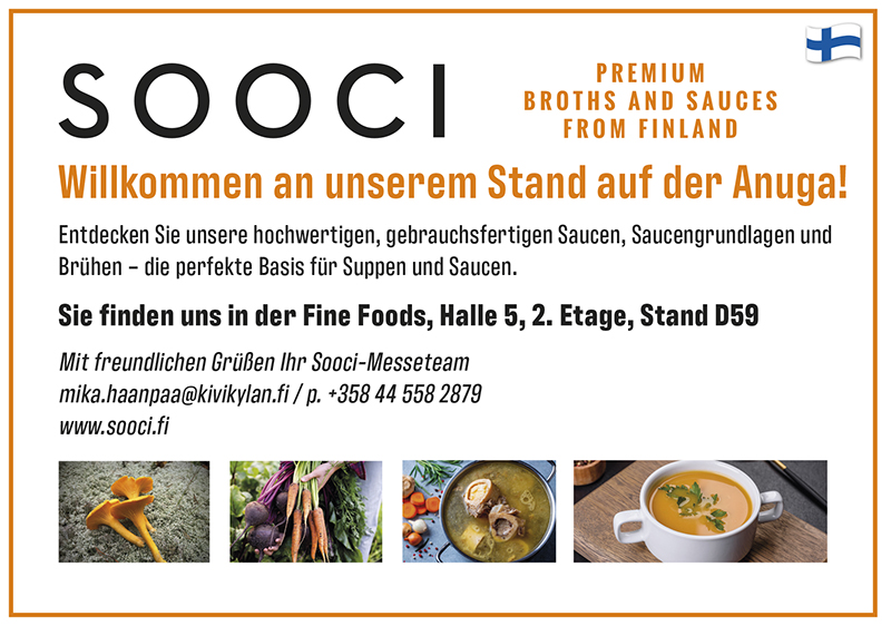Willkommen an unserem stand auf der anuga!